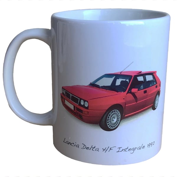 Lancia Delta HF Integrale 1992 - 11oz Ceramic Mug 
