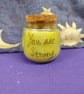 Hand Engraved You are strong Soy Wax Candle