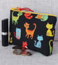 Large coin purse, cats - Image 7