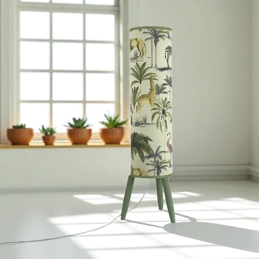 "Savanna Serenity" Safari Floor Lamp ... - Folksy