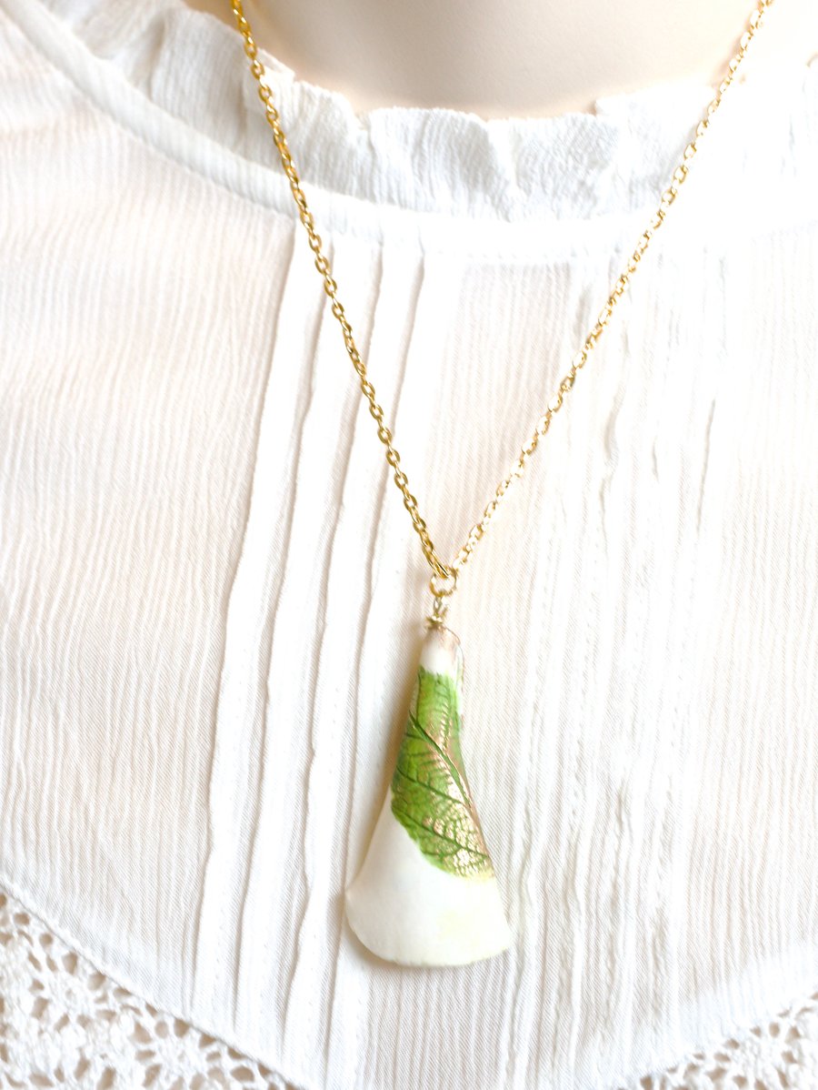 Woodland Flute OOAK Pendant.