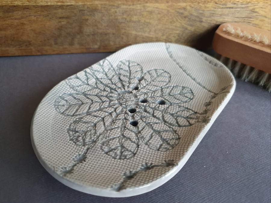 Handmade Ceramic Soapdish 