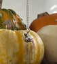 Handmade Sterling Silver Pumpkin Pendant 2 - Image 3