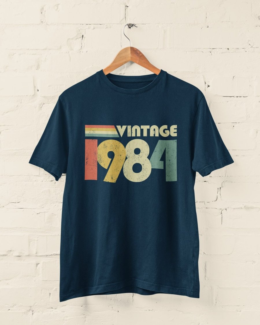 40th Birthday Gifts 2024 Vintage 1984 T Shirt milestone fortieth birthday presen