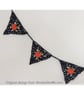 Autumn pumpkin cobweb bunting PDF crochet pattern  - Image 1