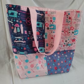 SALE - Craft Design Patchwork Tote Bag