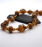 lampwork glass and citrine gemstone necklace - Image 3