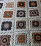 Neutral Flowers Crochet Blanket or Throw - Image 3
