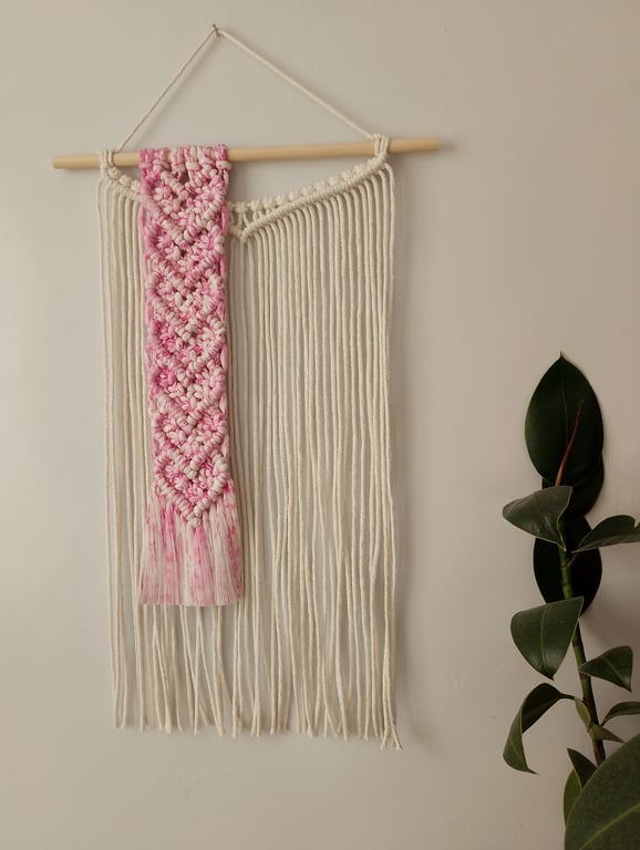 Heart Macrame Wall Hanging