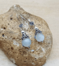 Moonstone cone earrings - Image 1