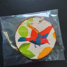 Woodslice decoupage decoration 