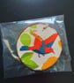Woodslice decoupage decoration 