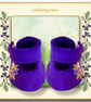 Purple Embroidered Shoes - Image 1