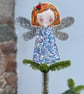 Embroidered Tree Top Fairy Decoration - Image 1