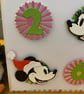 Handmade Minnie & Mickey Christmas Card – Modern Festive Design - Image 4