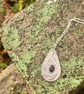 Handmade Solid Sterling Silver Jade Pendant Necklace & Chain - Summer Seconds - Image 3