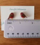 Delicate Robin Stud Earrings - Image 5
