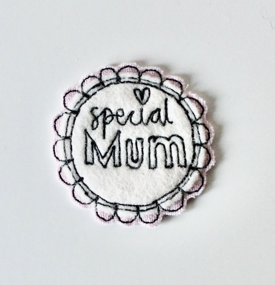 'Special Mum' Handmade Magnet