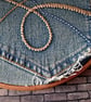 Handmade Denim Pocket Wall Hanging - Medium - Image 3