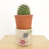 Small ceramic pot plant pot cactus pot for succulent trinket pot tealight holder
