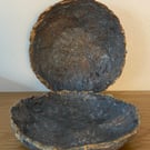 Faux stone decorative paper mache trinket dishes