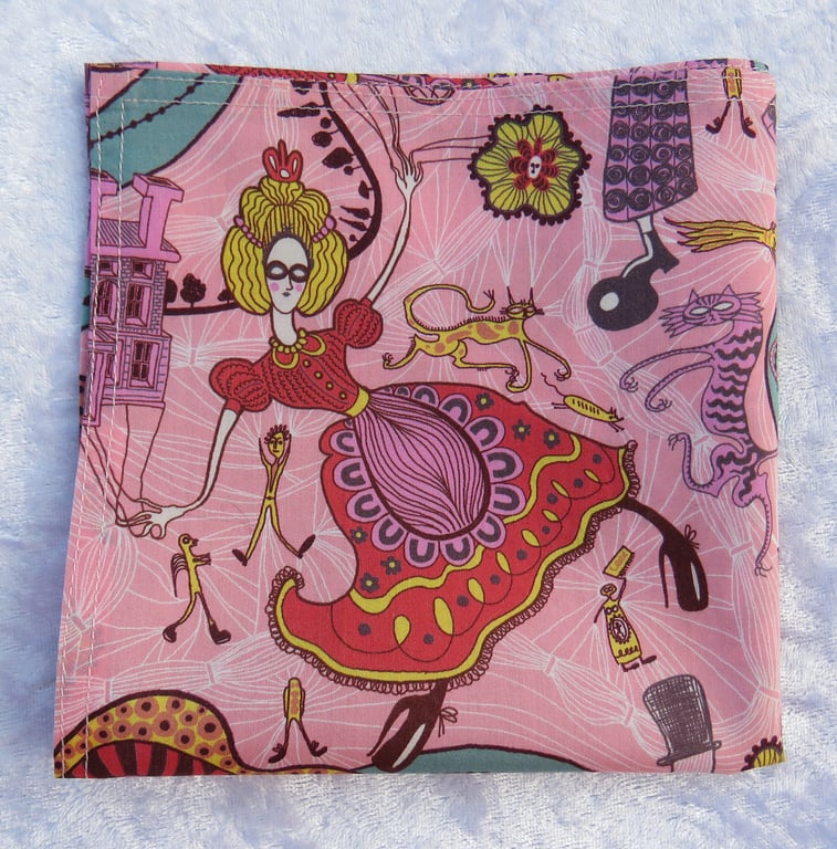 Liberty Tana Lawn handkerchief,  Delusions of Grandeur