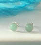 Summery Amazonite SS stud earrings - Image 4