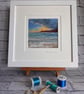 Stitched textile seascape art… Where time moves gently  - Image 4