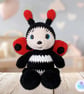 Crochet ladybird soft toy. Ladybird plushie. Ladybird toy. UKCA tested soft toy. - Image 5