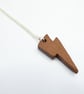 Green ceramic lightning pendant neclace - Image 3