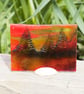 "Red Sky" -  A Fused Glass Picture - 9250 - Image 5