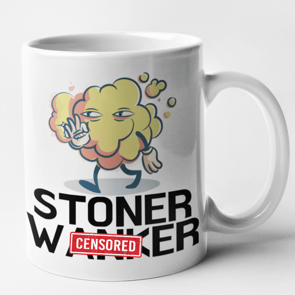 Stoner W..ker Mug 420 Weed Birthday Adult Humour Stoner Smoker Birthday Present 