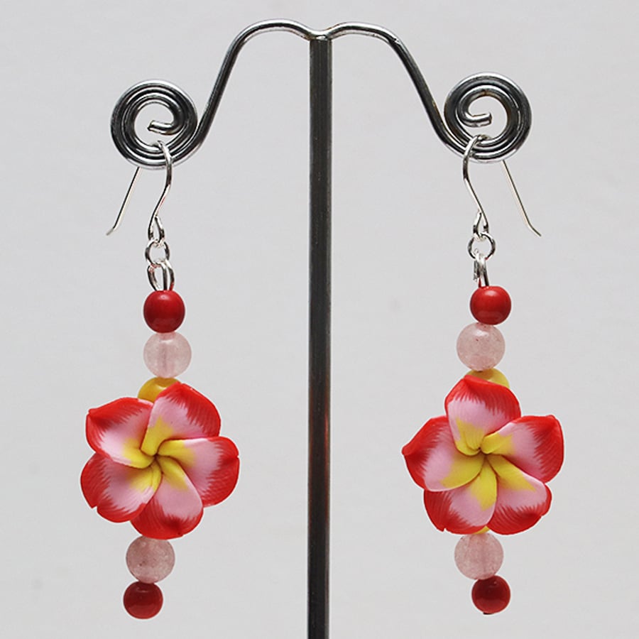 Flame-Blossom Earrings