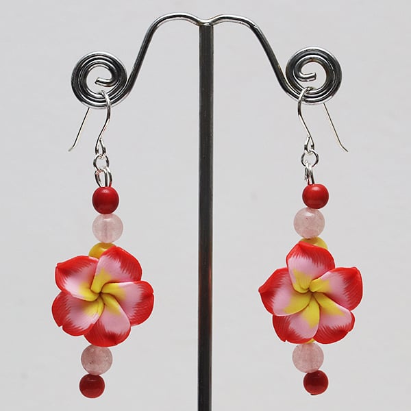 Flame-Blossom Earrings