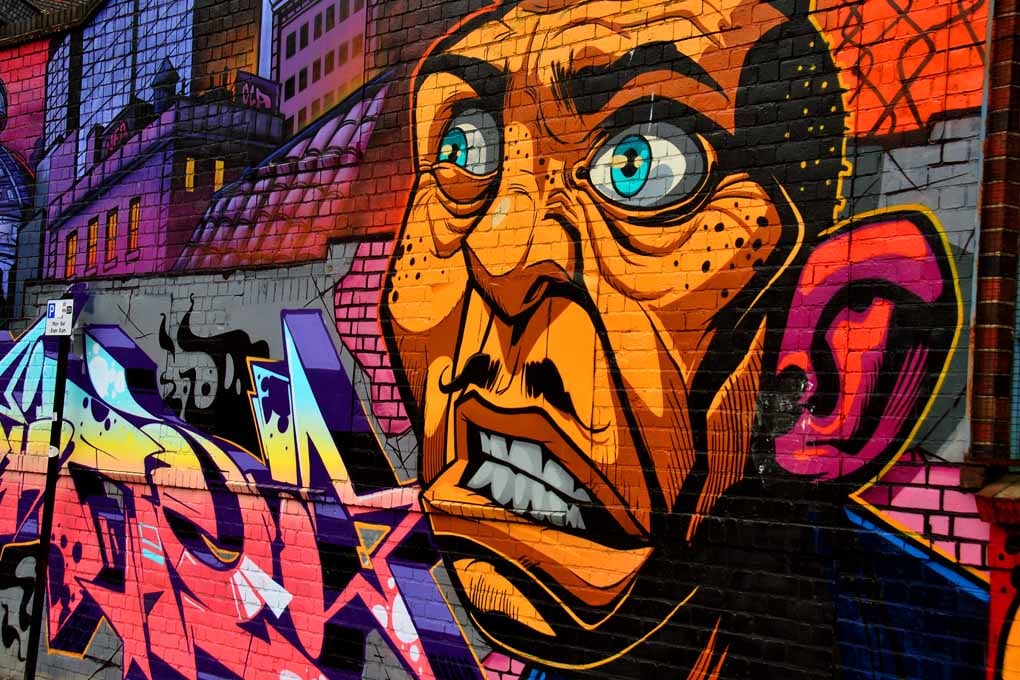 Street Art Graffiti Digbeth Birmingham UK Photograph Print