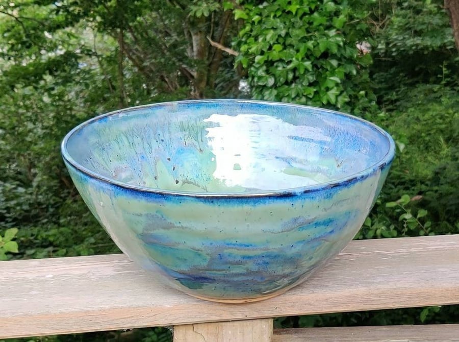 Large bowl, large ceramic bowl, handmade ceramic bowl, fruit bowl, salad bowl,