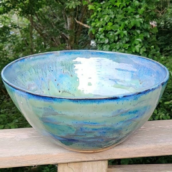 Large bowl, large ceramic bowl, handmade ceramic bowl, fruit bowl, salad bowl,