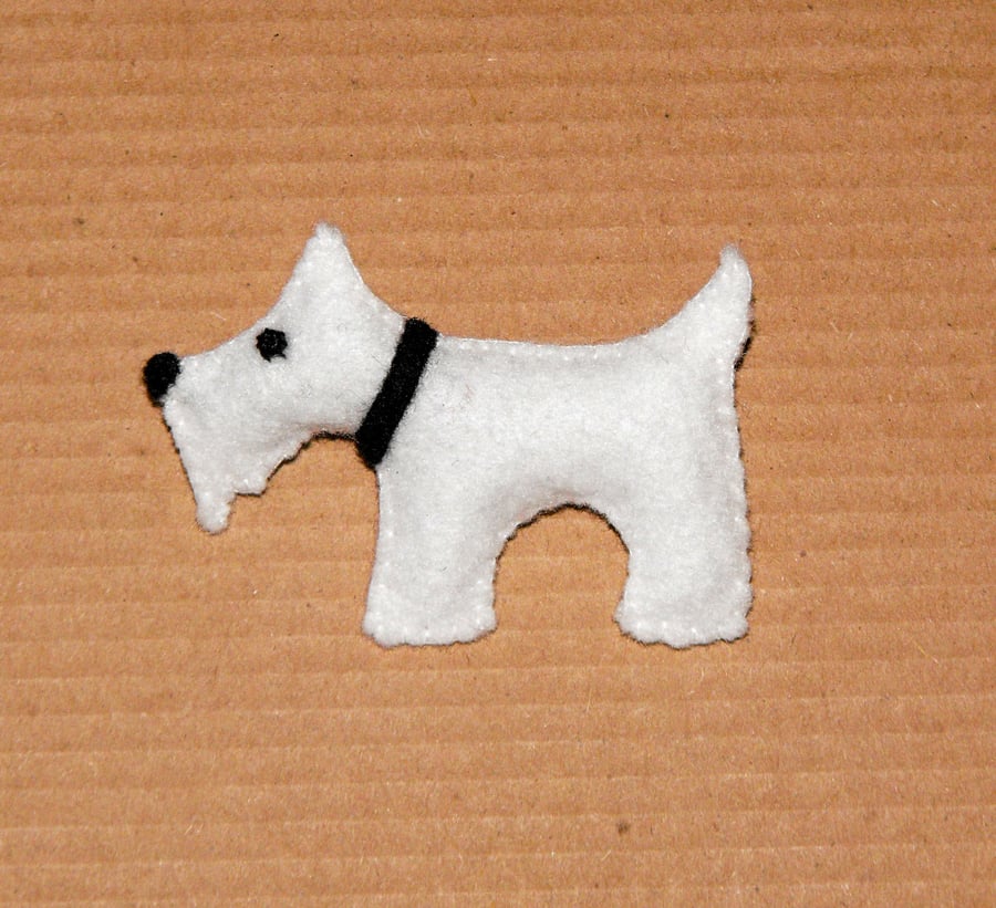 Scotty Dog Brooch