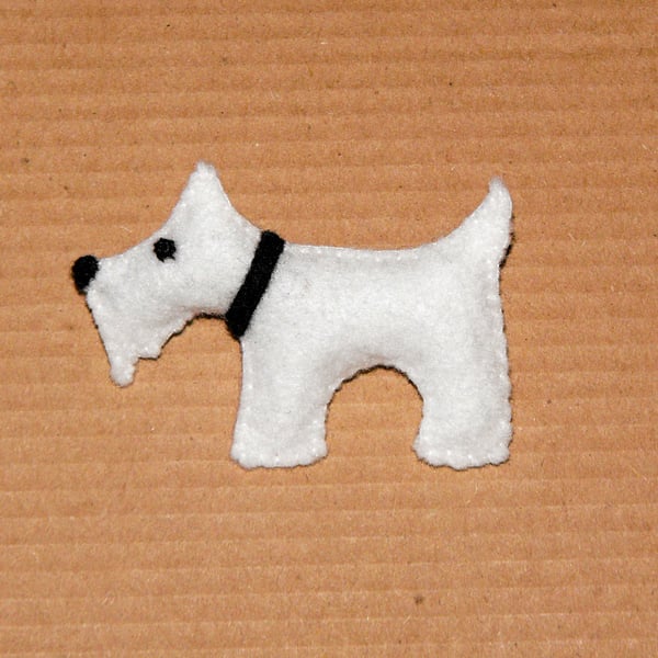 Scotty Dog Brooch