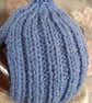 Small Tea Cosy for 2 Cup Tea Pot, Denim Blue, Hand Knitted - Image 7