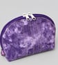 Classic curve, half moon purple pouch