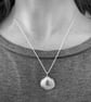 Silver Cockle Shell Necklace – Fine Silver Seashell Pendant - Image 8