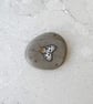 Moth Art Hand Painted Stone Pebble 'Small Magpie Moth' - Image 5