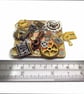 Handmade Fridge Magnet in Steampunk Style with Keys, Locks and Cogs - Image 5