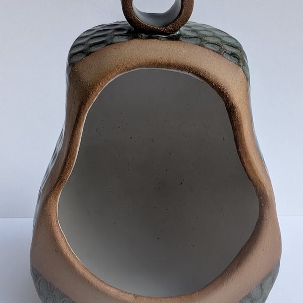 Green Ceramic Salt Pig 