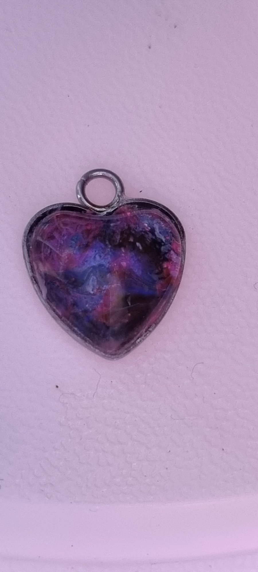 Heart acrylic pendant 