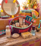 co-Friendly Upcycled Beach Towel Toiletry Bag - Image 5
