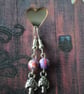 Toadstool earrings magical woodland themed - Image 2