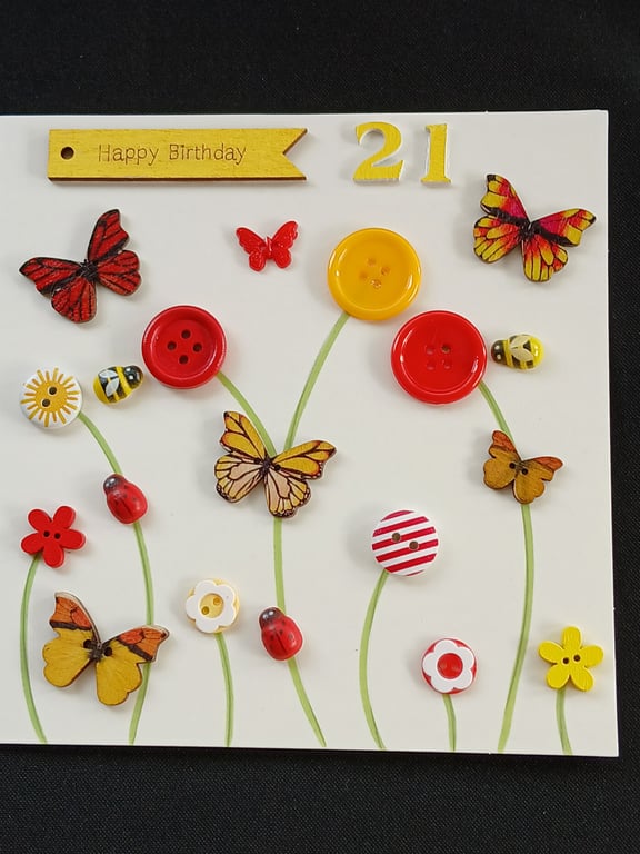 Handmade 21st birthday 