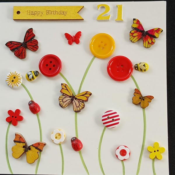 Handmade 21st birthday 